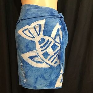 Art Fabrik wrap around Mini Skirt or cover up